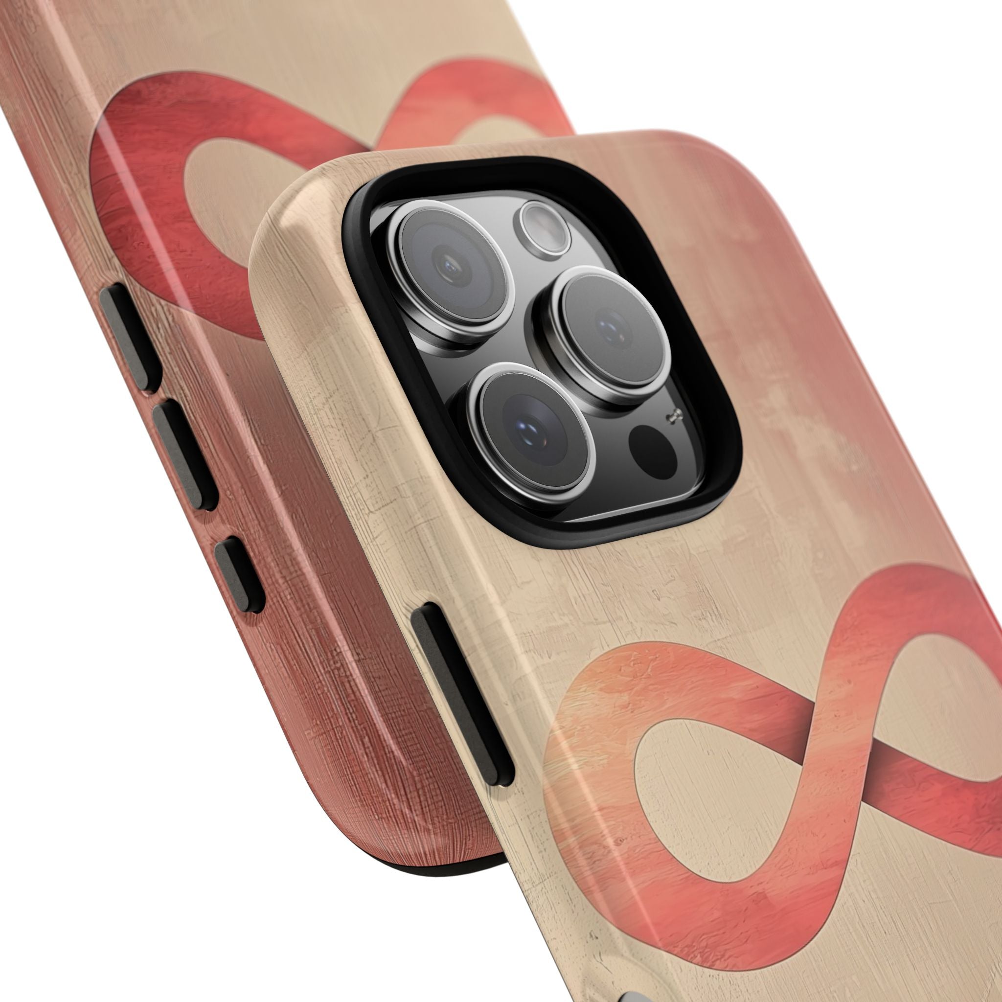 Terracotta Infinity Stroke · Tough Phone Case for iPhone