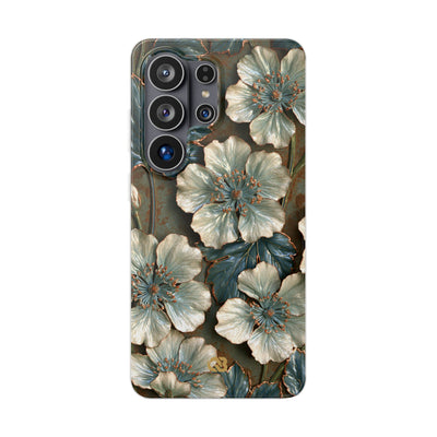 Gilded Blossom Reverie · Lite Phone Case for Samsung · Teal
