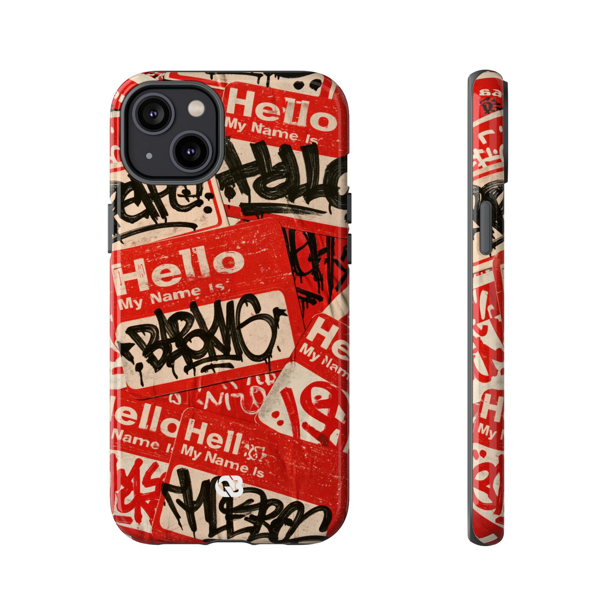 Slap Tag Collage · Tough Phone Case for iPhone · Red