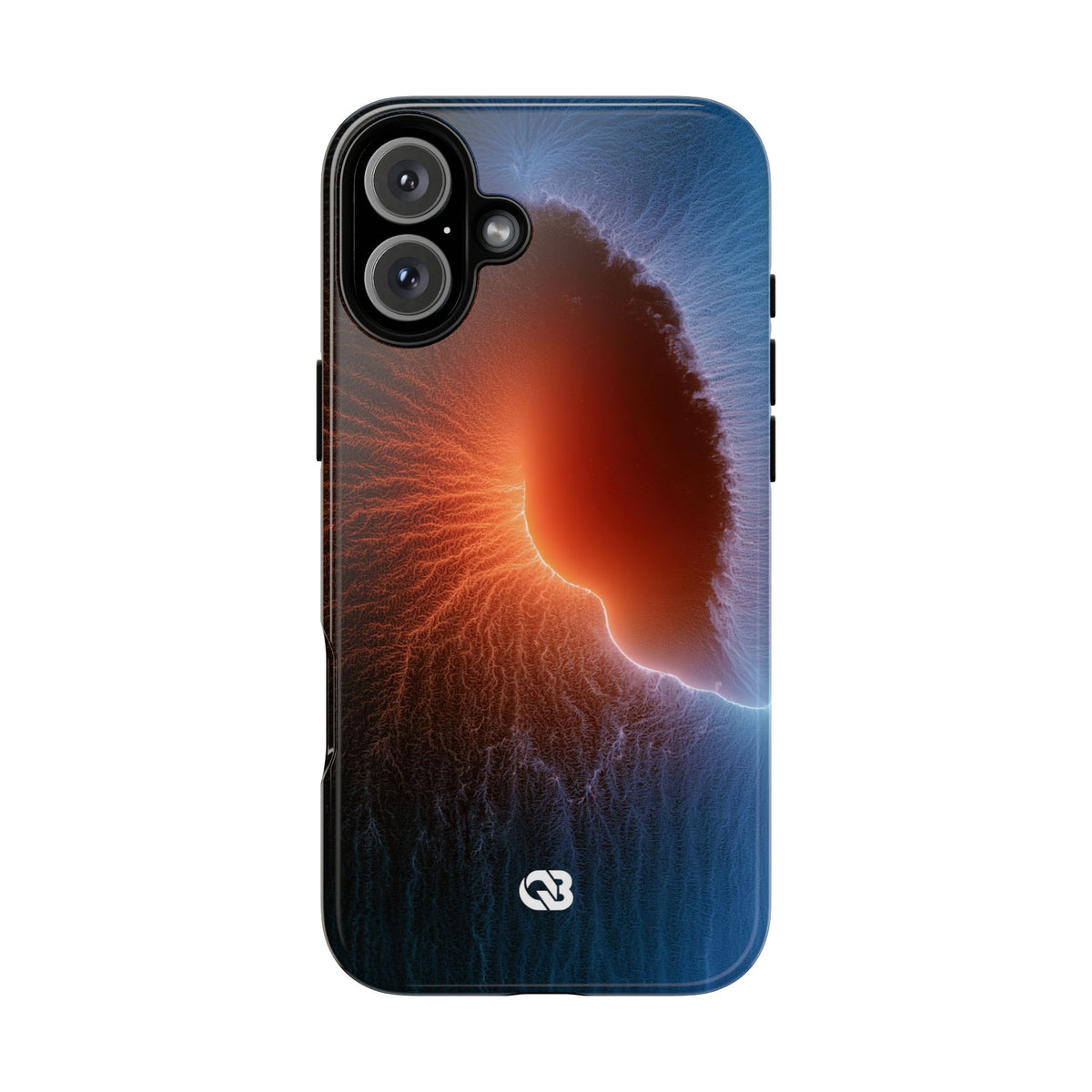 Thermal Aura Pulse · Tough Phone Case for iPhone · Blue