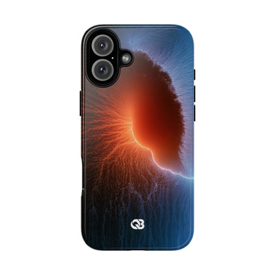 Thermal Aura Pulse · Tough Phone Case for iPhone · Blue