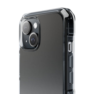 Noir Ombre Fade · Clear Impact Magnetic Phone Case for iPhone ·  Black