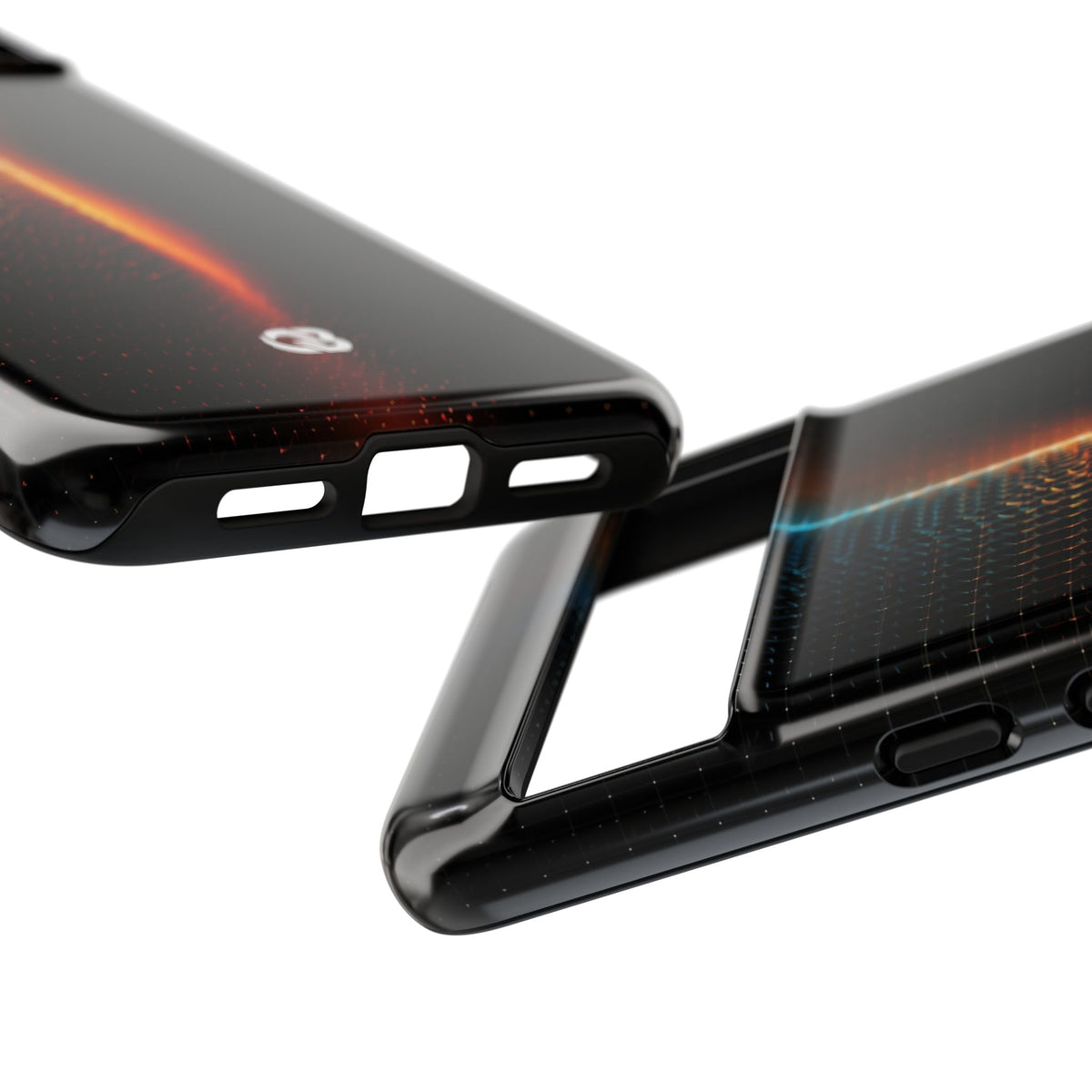 Luminous Refraction Grid · Tough Phone Case for Pixel ·  Black