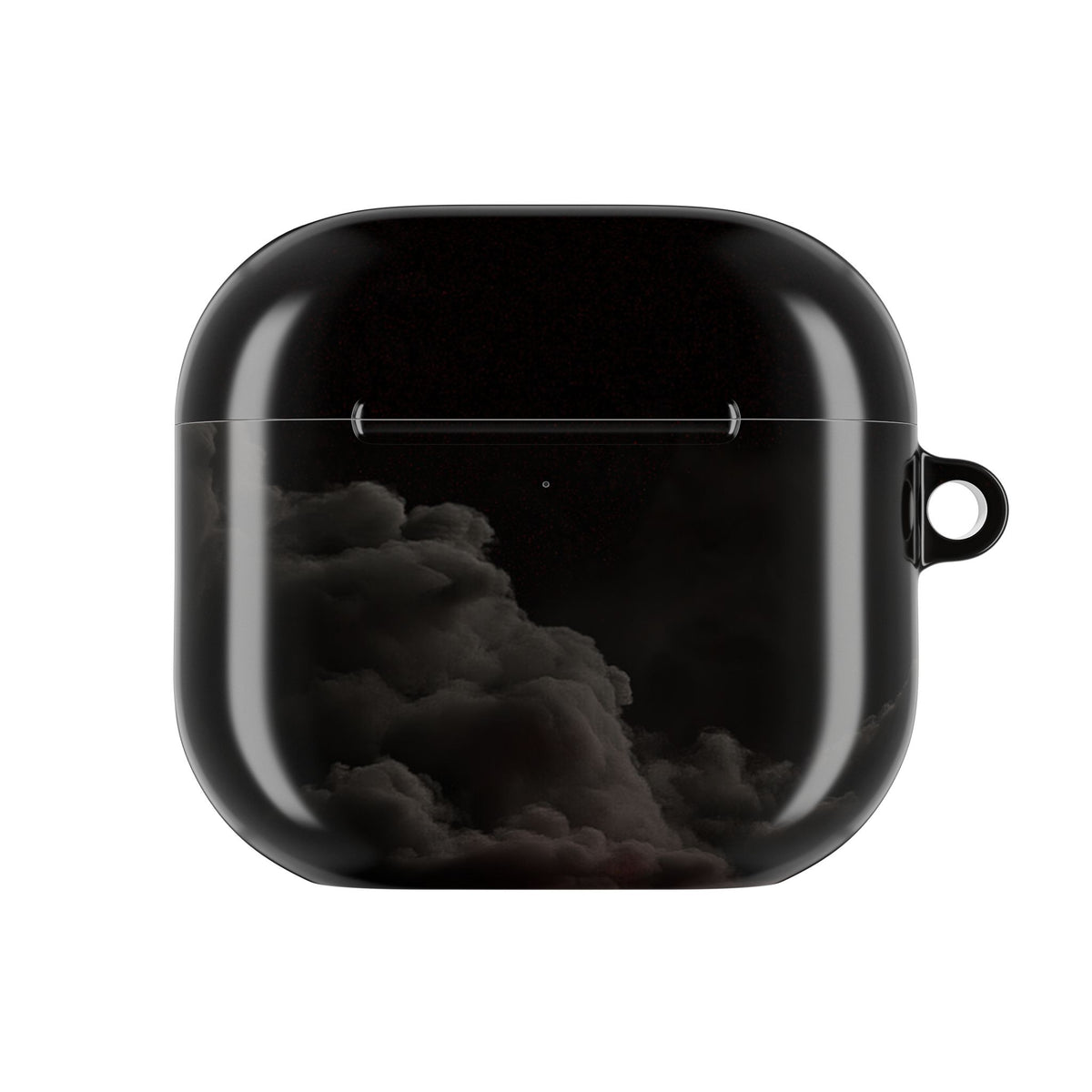 Crimson Fog Void · Hard Case for AirPods & AirPods Pro · Black