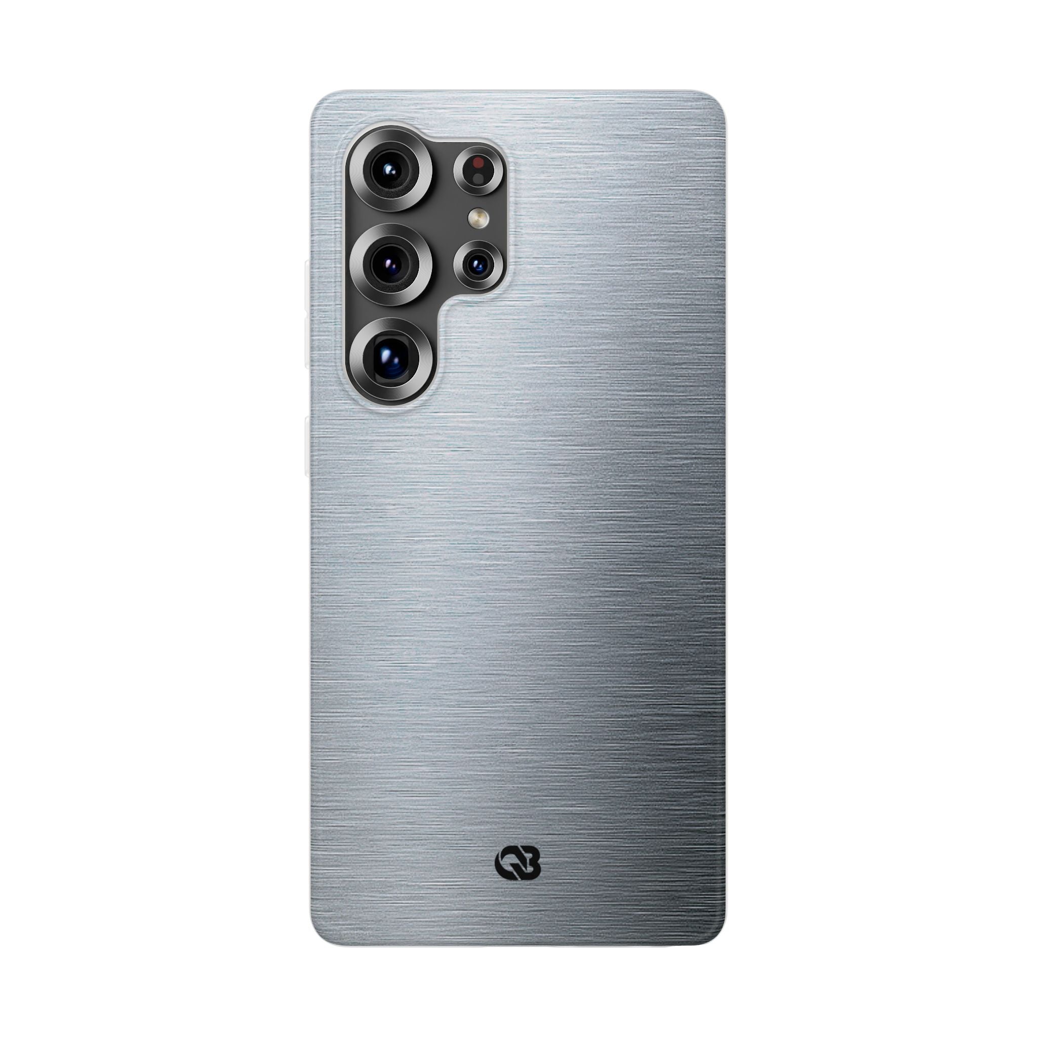 Silver Lite Phone Case for Samsung - Satin Chrome Grain