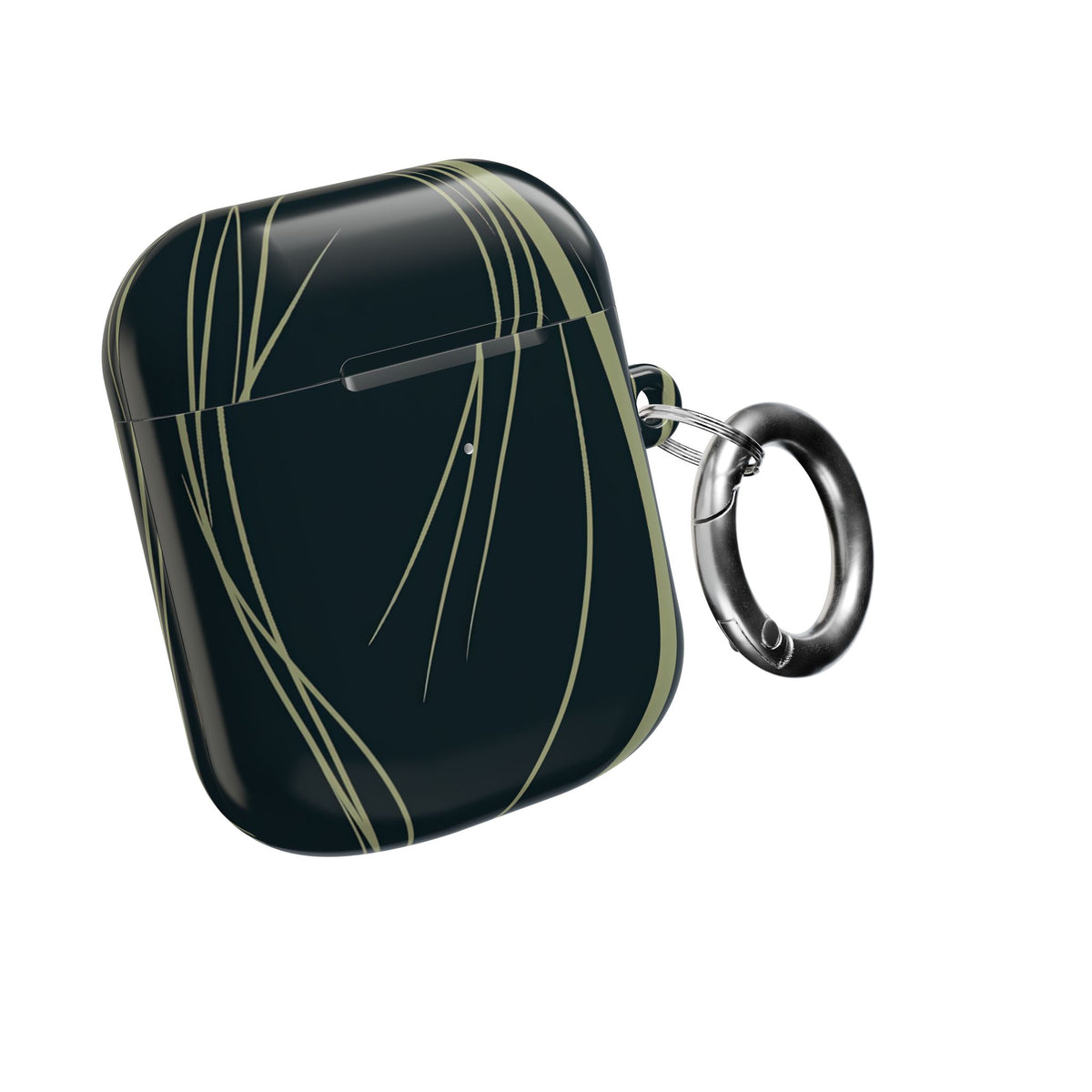 Serpentine Reeds · Hard Case for AirPods & AirPods Pro · Green