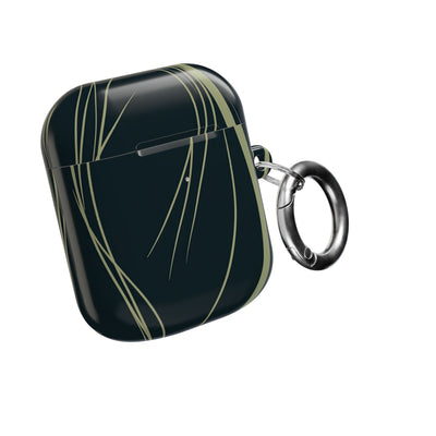 Serpentine Reeds · Hard Case for AirPods & AirPods Pro · Green