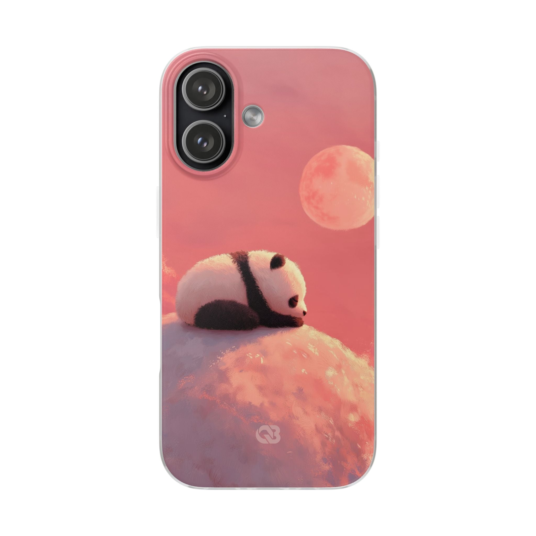 Rose Moon Panda · Soft Phone Case for iPhone