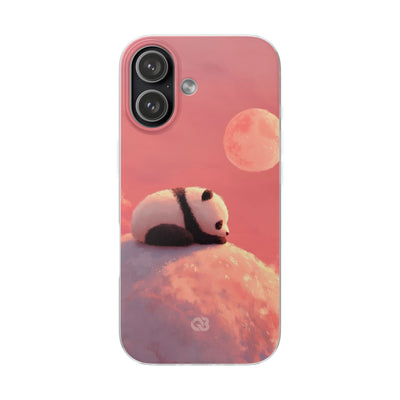 Rose Moon Panda · Soft Phone Case for iPhone