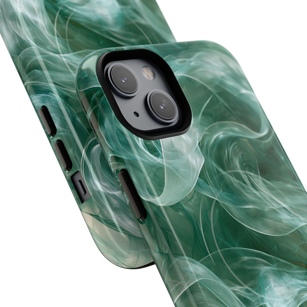 Translucent Aqua Flow · Tough 2.0 Magnetic Phone Case for iPhone · Teal
