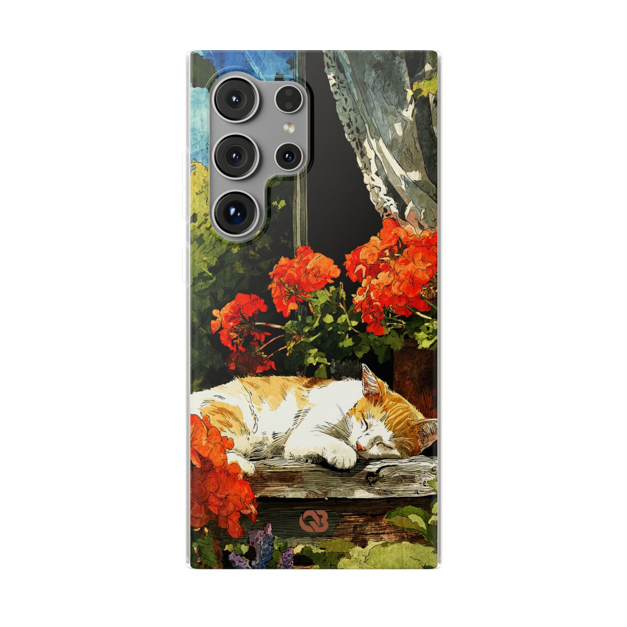 Sleeping Ginger Bloom · Soft Handyhülle für Samsung