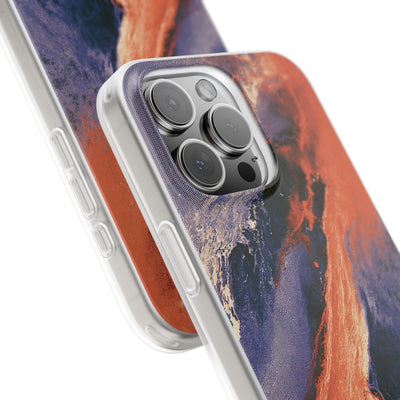 Solar Aura Drift · Lite Phone Case for iPhone ·  Orange