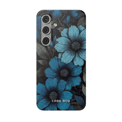 Blue Petal Radiance Samsung S24 Case - Soft