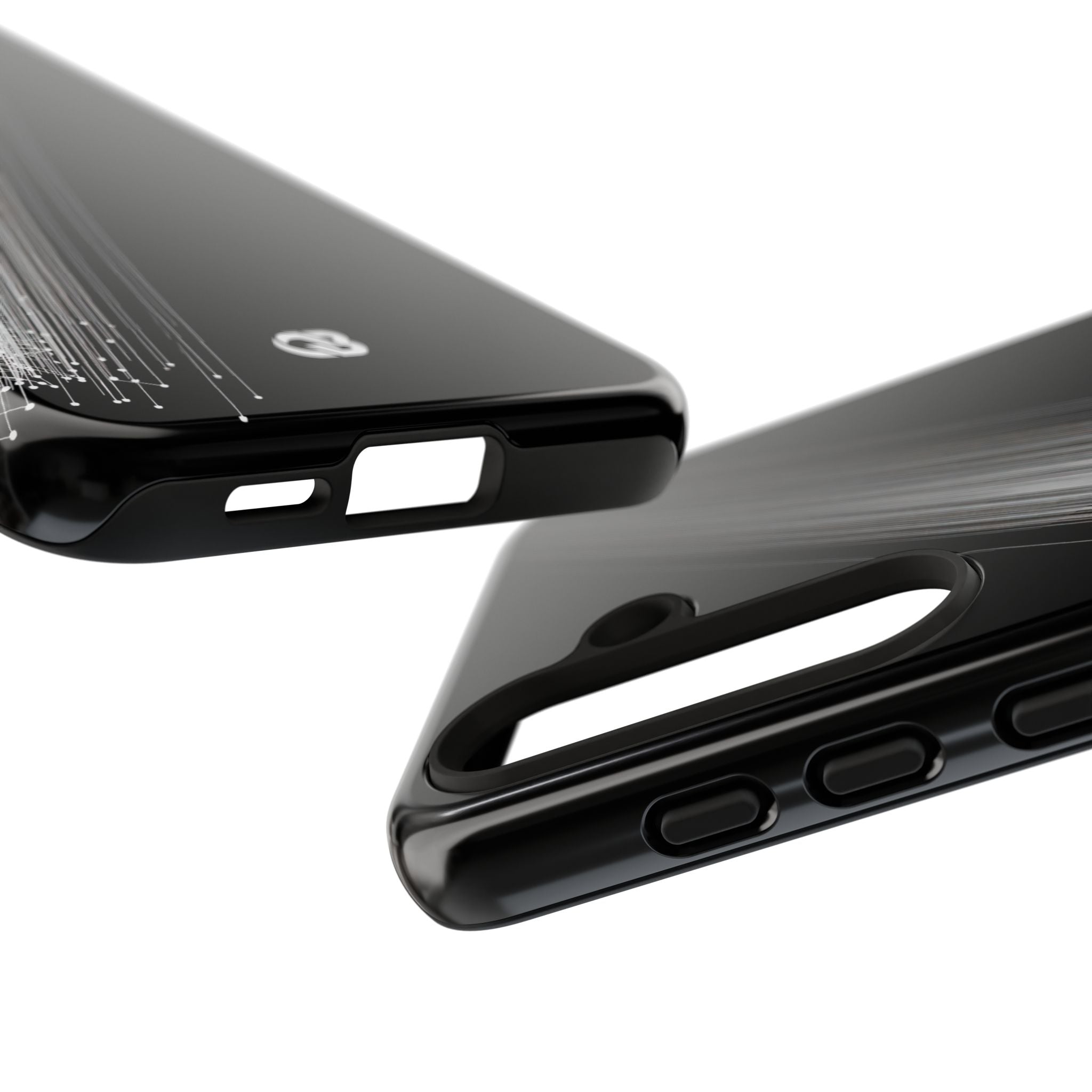 Black Tough Phone Case for Samsung - Linear Velocity Beam