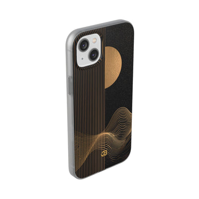 Lunar Topo Horizon · Lite Phone Case for iPhone ·  Black