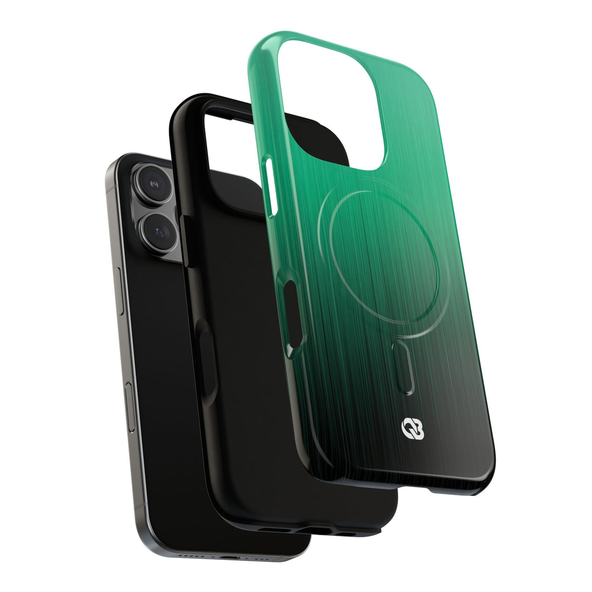 Emerald Cascade · Tough 2.0 Magnetic Phone Case for iPhone · Green