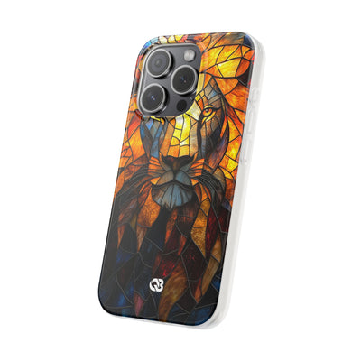 Amber Glass Lion · Soft Phone Case for iPhone