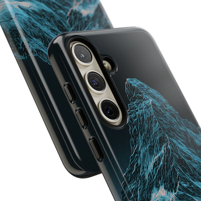 Glacial Alpine Peak · Tough Phone Case for Samsung · Blue