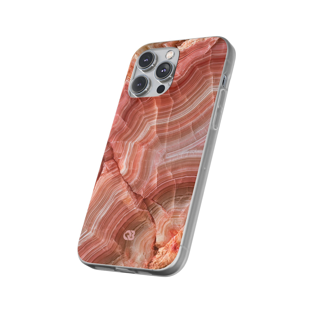 Blushing Rose Strata · Lite Phone Case for iPhone ·  Pink