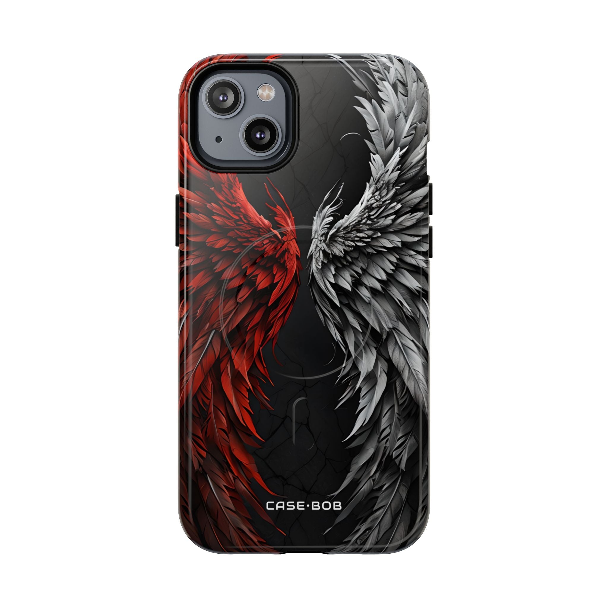 Crimson White Wings iPhone 14 Plus Case - Tough+