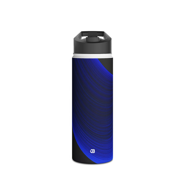 Cobalt Ridge Waves · Insulated Water Bottle · Blue