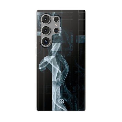 Black Lite Phone Case for Samsung - Arctic Vapor Grid