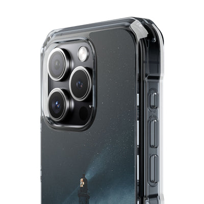 Nordic Coastal Beacon · Clear Impact Magnetic Phone Case for iPhone · Blue