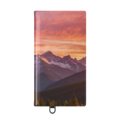 Mountain Bloom Twilight - Samsung S24 Ultra Case - Wallet