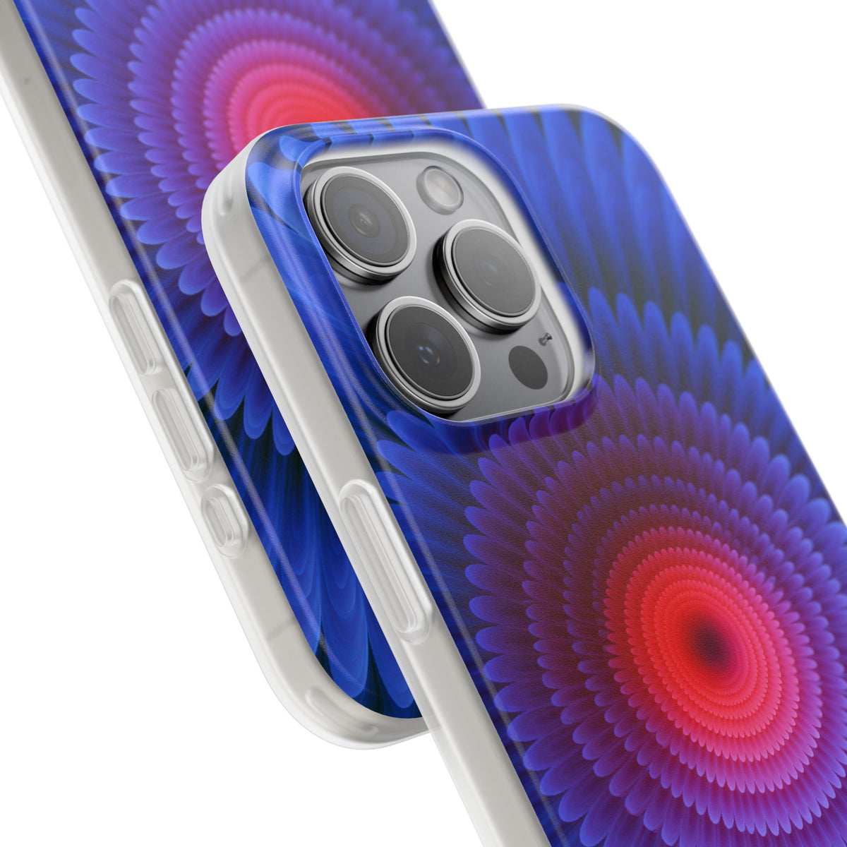 Radial Spectrum Bloom · Lite Phone Case for iPhone ·  Blue