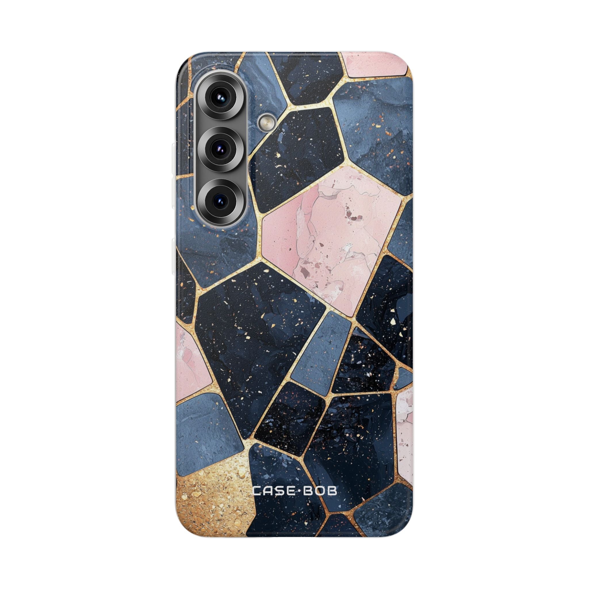 Golden Mosaik Samsung S25 Case - Soft