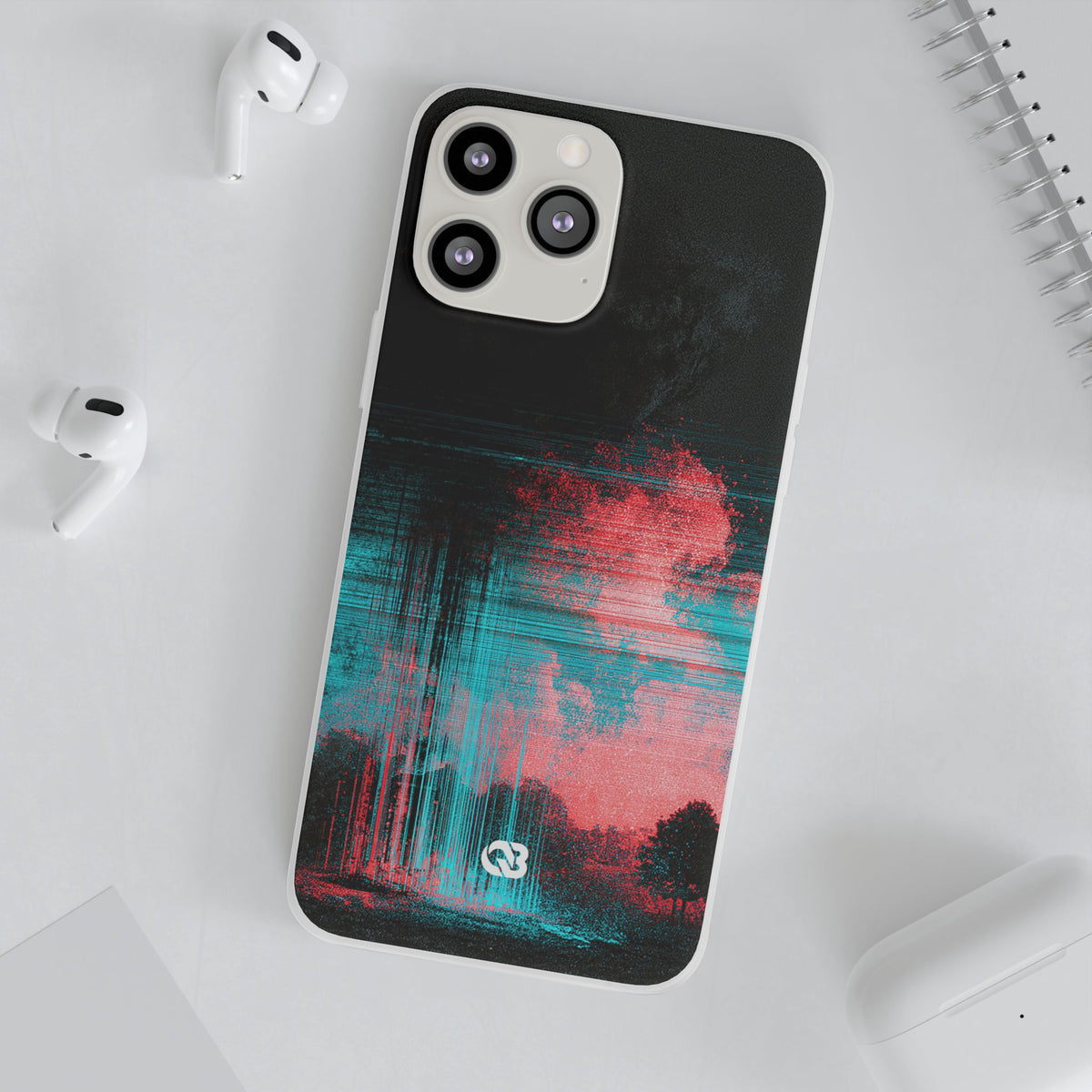 Digital Signal Drift · Lite Phone Case for iPhone ·  Black