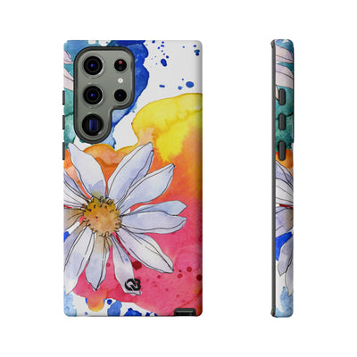 Vivid Bloom Splatter · Tough Handyhülle für Samsung