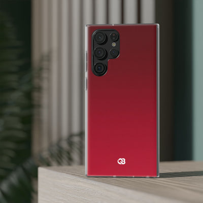 Red Lite Phone Case for Samsung - Crimson Velvet Fade