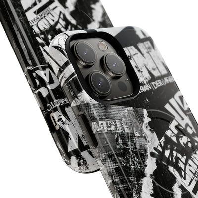 Underground Punk Collage · Tough 2.0 Magnetic Phone Case for iPhone · Black