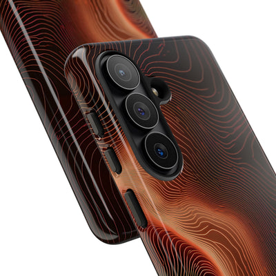 Caldera Ridge · Tough Phone Case for Samsung · Orange
