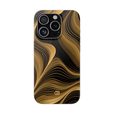 Gold Lite Phone Case for iPhone - Molten Copper Strands