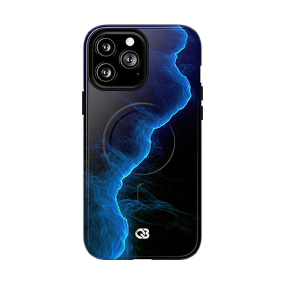 Electric Azure Drift · Tough 2.0 Magnetic Phone Case for iPhone · Blue