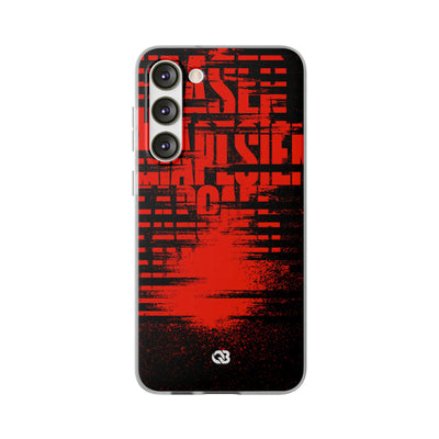 Crimson Redaction · Lite Phone Case for Samsung · Black