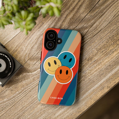 Triple Smile Breeze iPhone 16 Case - Tough
