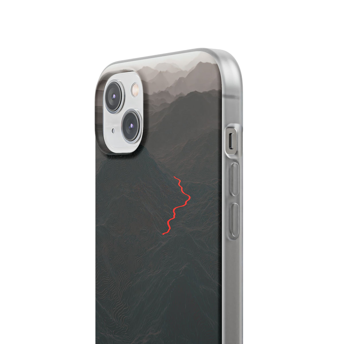 Crimson Ridge Pass · Lite Phone Case for iPhone ·  Black