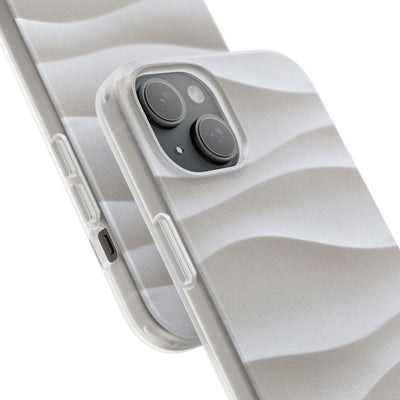 Sculpted Dune Relief · Lite Phone Case for iPhone ·  White