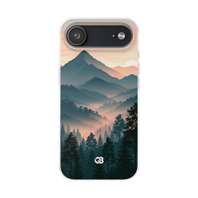 Teal Lite Phone Case for iPhone - Alpine Teal Horizon