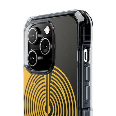 Yellow Impact MagSafe Phone Case for iPhone - Voltage Sector Pulse