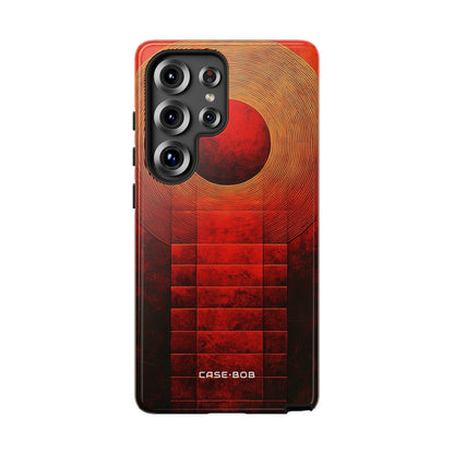 Crimson Orbit Samsung S25 Ultra Case - Tough