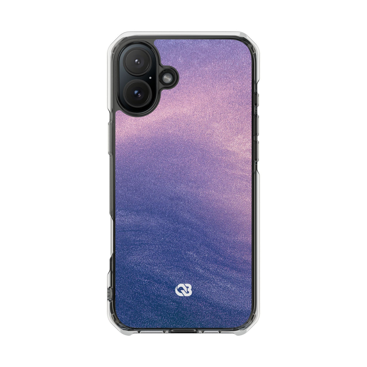 Ethereal Violet Glow · Clear Impact Magnetic Phone Case for iPhone · Purple