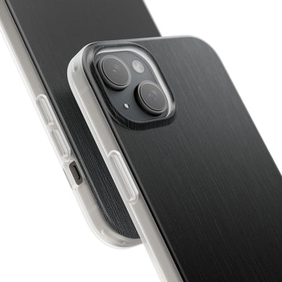 Obsidian Brushed Steel · Lite Phone Case for iPhone ·  Black