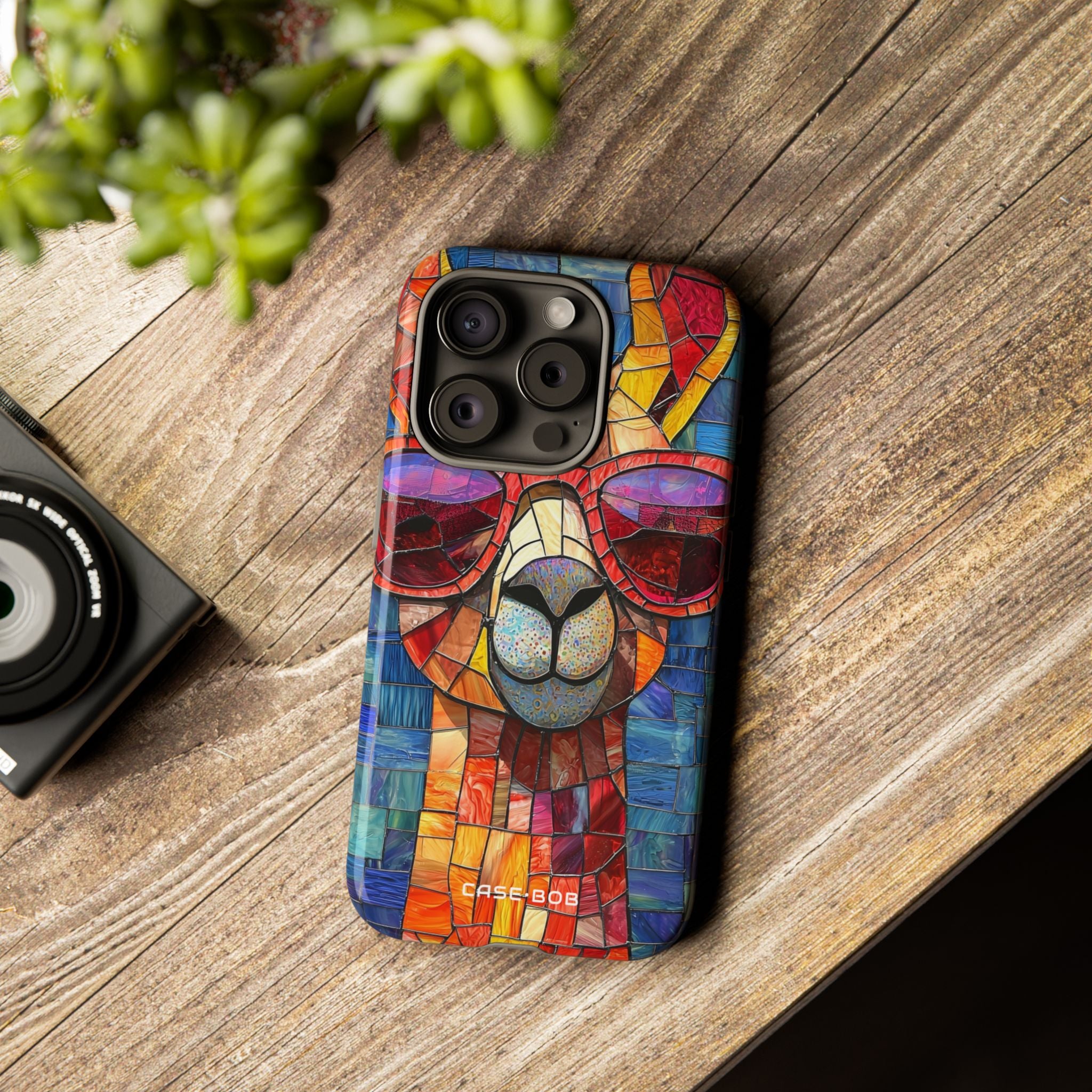 Llama Glow iPhone 15 Pro Case - Tough