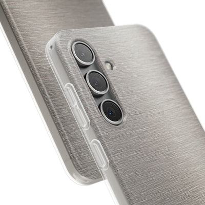 Brushed Silver Alloy · Lite Phone Case for Samsung · Silver
