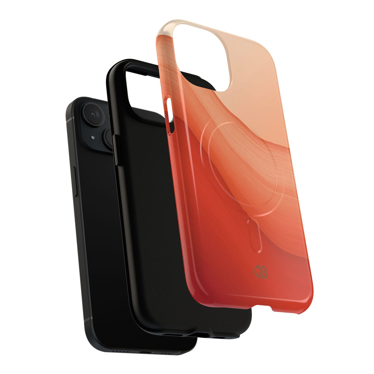Terracotta Flow · Tough 2.0 Magnetic Phone Case for iPhone · Orange