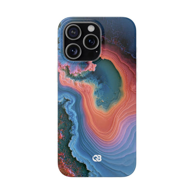 Luminous Resonance · Lite Phone Case for iPhone ·  Blue
